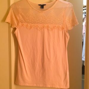 Scallop mesh top